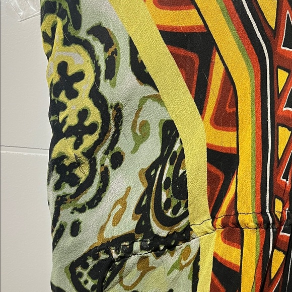 Multicolor Spaghetti Strap Dress 100% silk - Picture 4 of 5